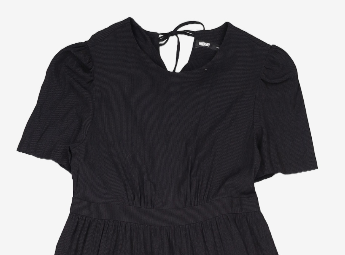 미쏘(MIXXO) 백리본 포인트 롱원피스 MIWOWB513G M