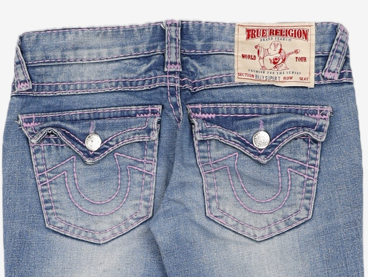 트루릴리젼(TRUERELIGION) 청/데님 팬츠 27