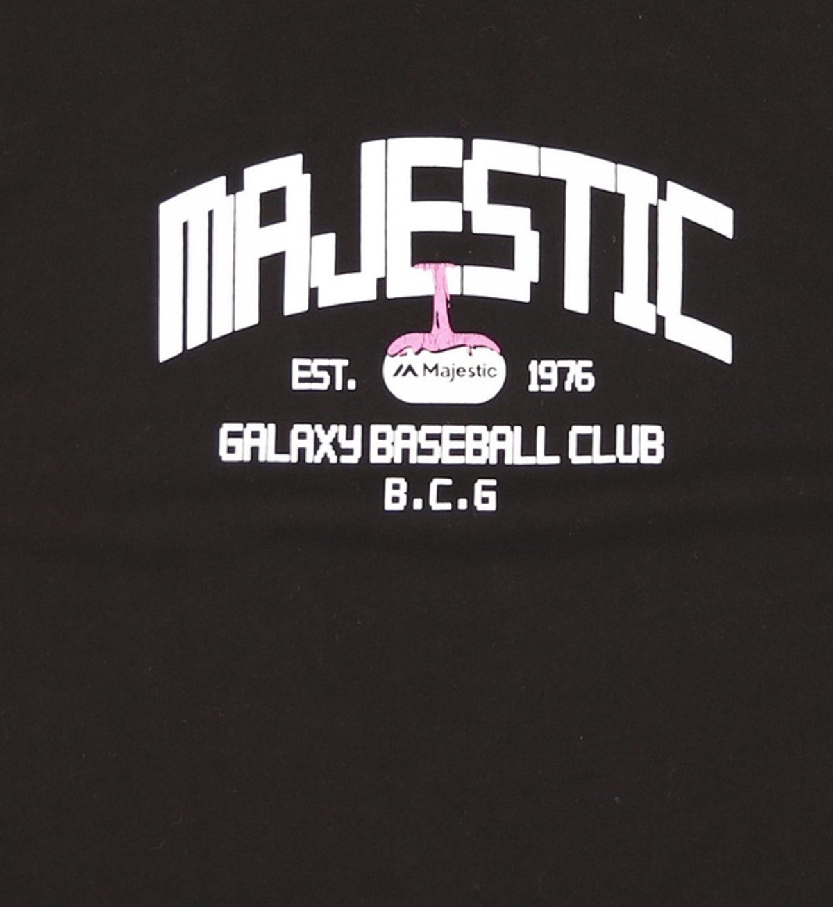 마제스틱(MAJESTIC) ML192UCATS003 UNI 8-BIT LETTERING 반팔티 (블랙) 105