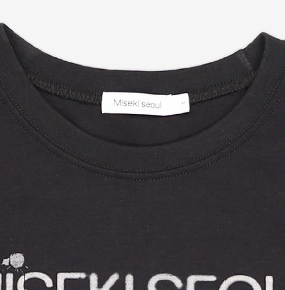 미세키서울(MISEKI SEOUL) Logo short sleeves BLACK 1