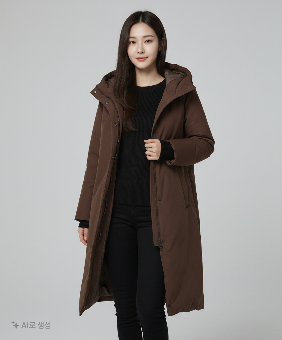 무인양품(MUJI) 롱 패딩/롱 헤비 아우터 S
