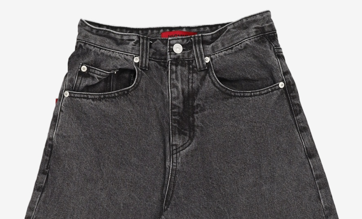 기철(KICHUL) BALLOON FIT DENIM PANTS (WASHED BLACK) XXS