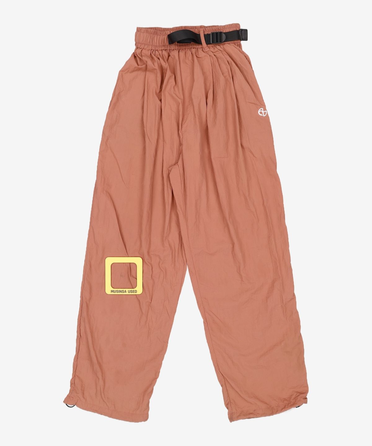 노매뉴얼(NOMANUAL) TWO TUCK NYLON PANTS - VINTAGE RED L
