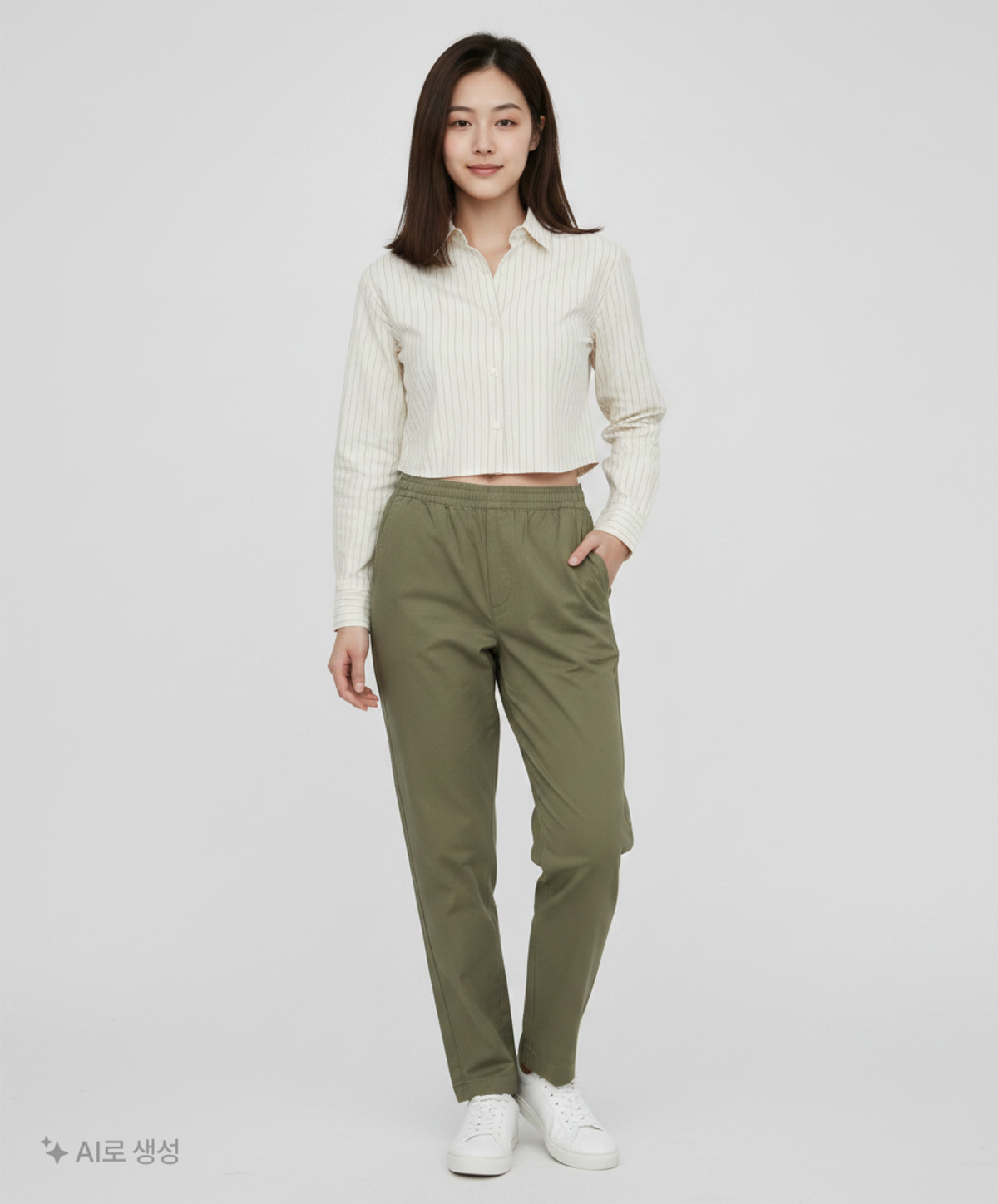 유니클로(UNIQLO) 코튼 팬츠 M