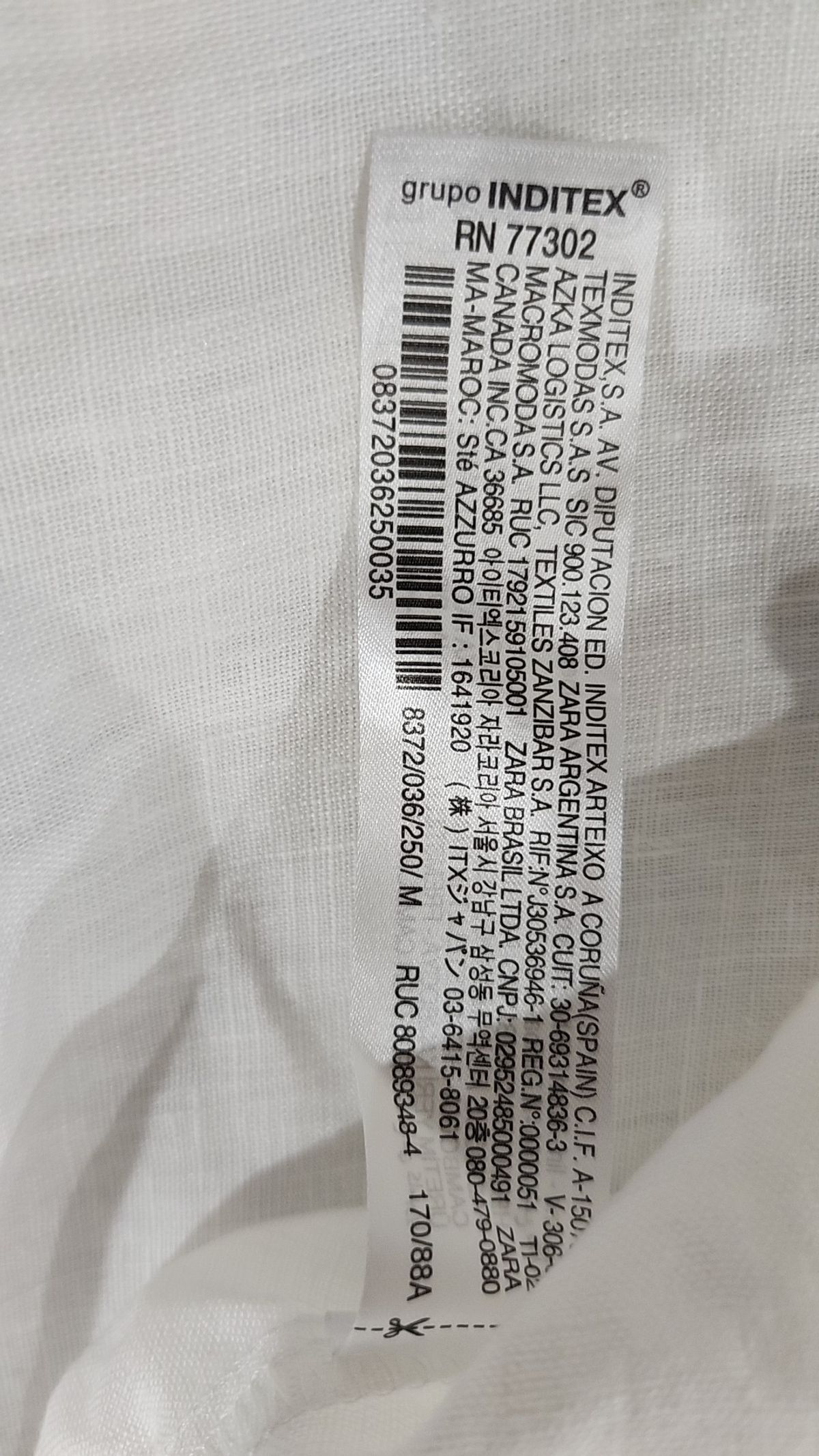 자라(ZARA) 캐주얼 셔츠 170/88A