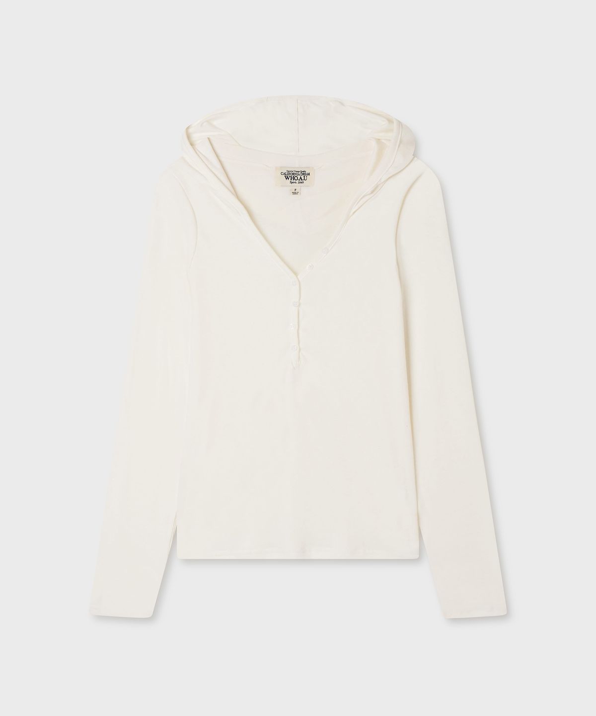 후아유(WHO.A.U) Hooded Henryneck T-shirt(F) / WHLAG4993F
