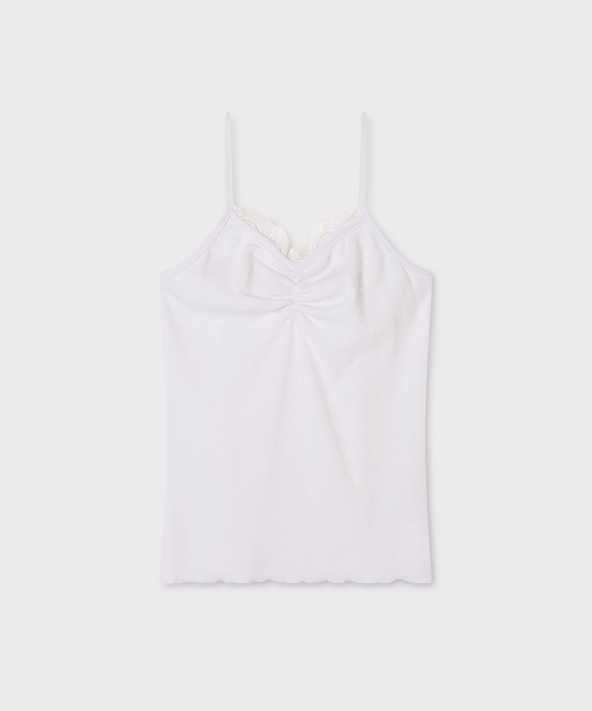 후아유(WHO.A.U) Lace Shirring Sleeveless(F) / WHRNG4991F