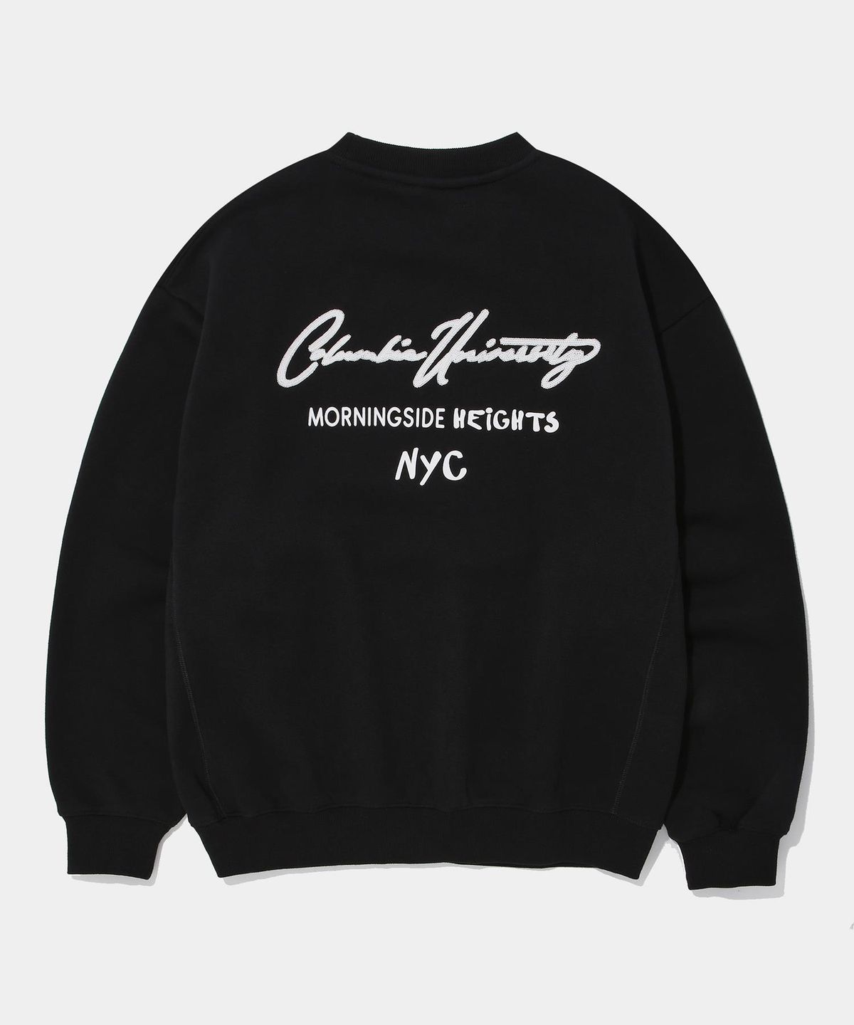 컬럼비아 유니버시티(COLUMBIA UNIVERSITY) NEW SCRIPT LOGO FLEECE SWEAT SHIRT_BLACK