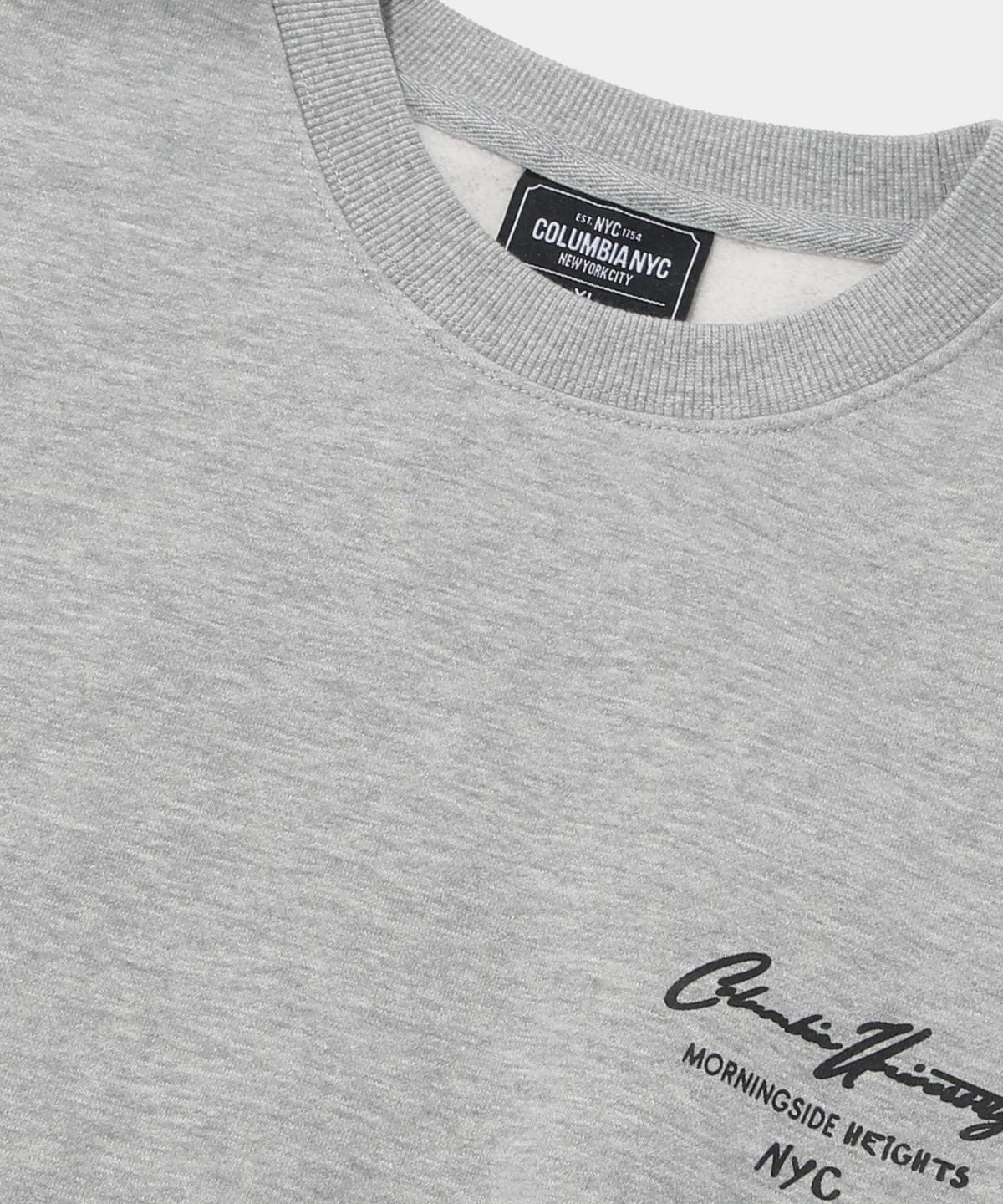 컬럼비아 유니버시티(COLUMBIA UNIVERSITY) NEW SCRIPT LOGO FLEECE SWEAT SHIRT_M.GRAY