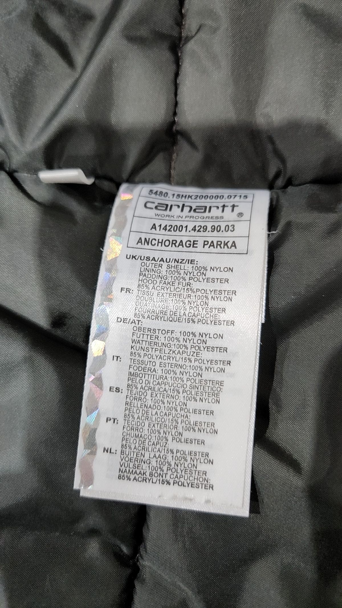 칼하트WIP(CARHARTT WIP) 숏 패딩/숏 헤비 아우터 S