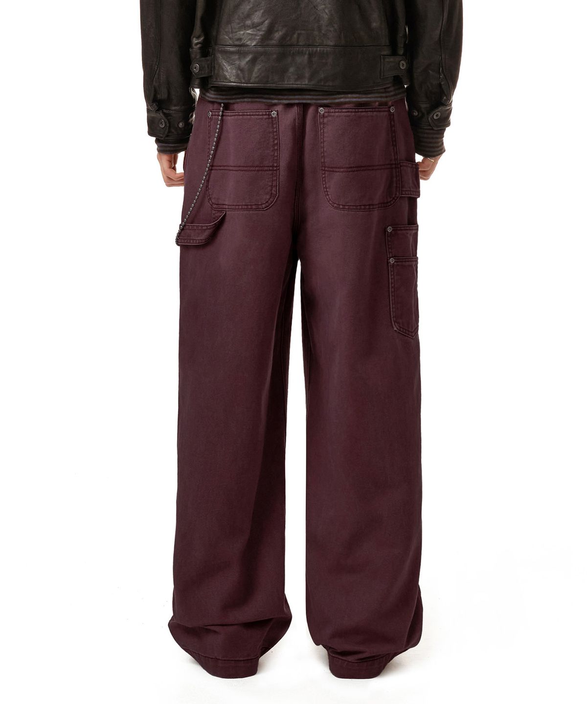 데케트(DECET) Painter Wide Pants DCPT070Purple