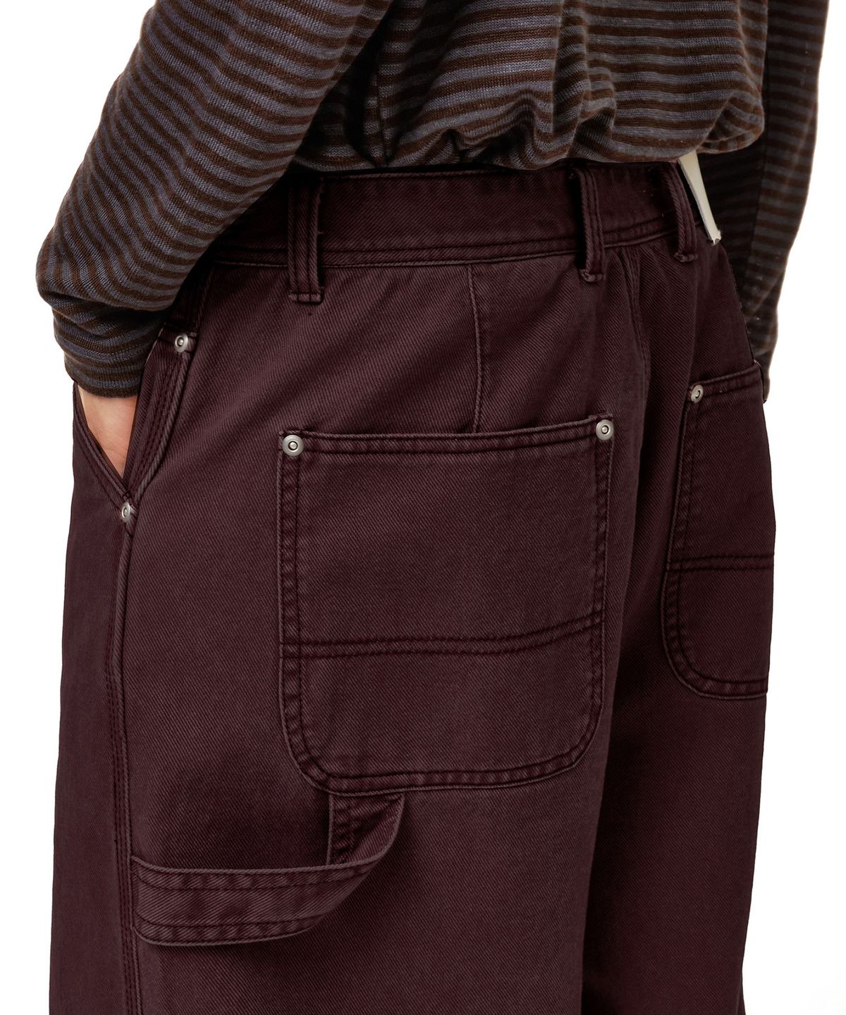 데케트(DECET) Painter Wide Pants DCPT070Purple