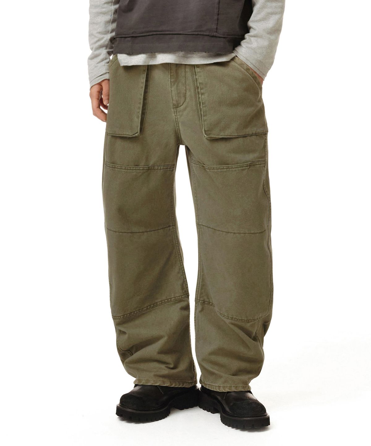 데케트(DECET) Utility Fatigue Pants DCPT076Khaki