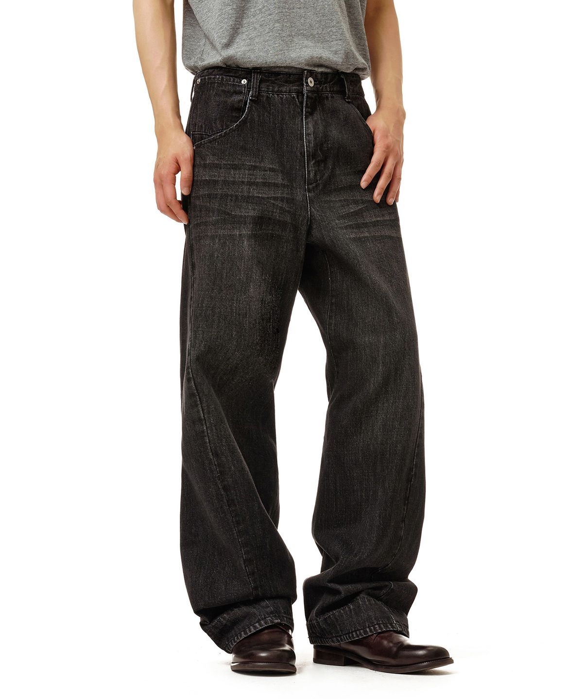 데케트(DECET) Engineered Pants DCPT077Black