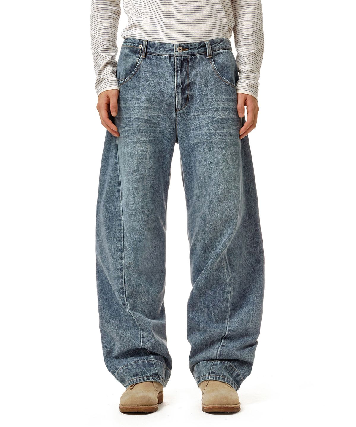 데케트(DECET) Engineered Pants DCPT077Blue