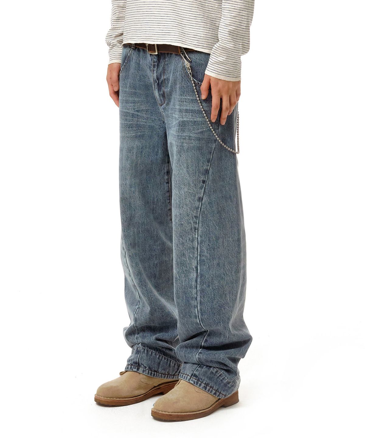 데케트(DECET) Engineered Pants DCPT077Blue