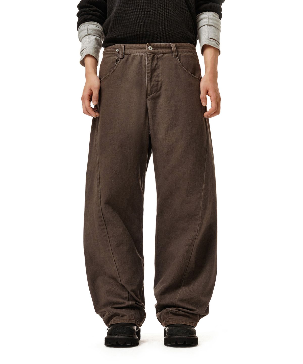 데케트(DECET) Engineered Pants DCPT077Brown