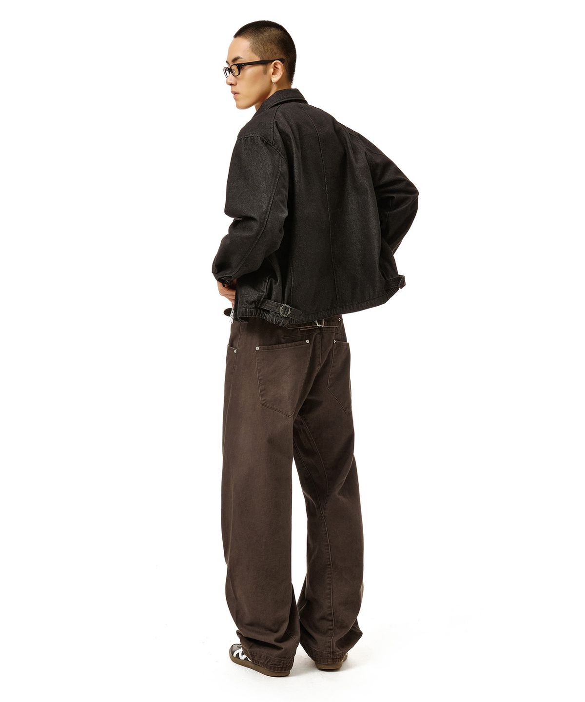 데케트(DECET) Engineered Pants DCPT077Brown