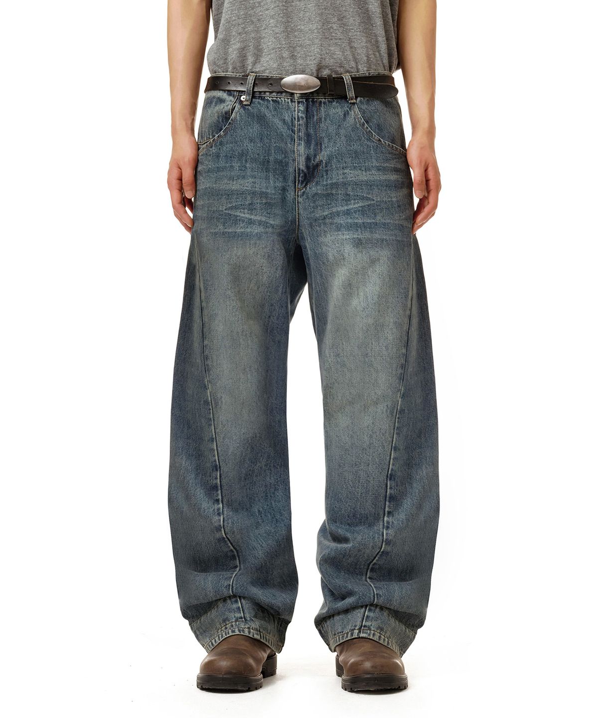 데케트(DECET) Engineered Pants DCPT077Indigoblue