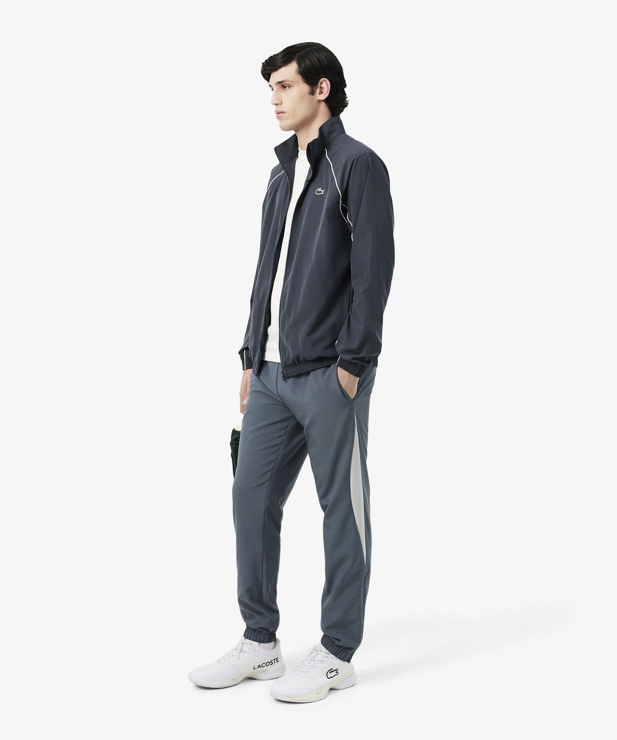 라코스테(LACOSTE) 남성 트레이닝 라인 포인트 점퍼 BH6592-56N 1PZ