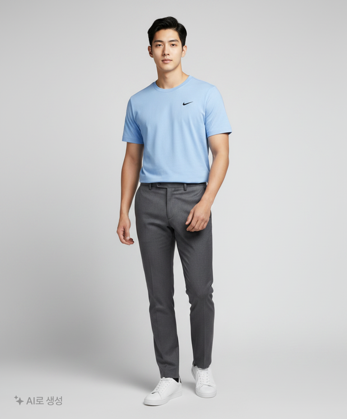 나이키(NIKE) 드라이 핏 UV 하이버스 반소매 피트니스 탑 M - 유니버시티 블루:블랙 / DV9840-412 105