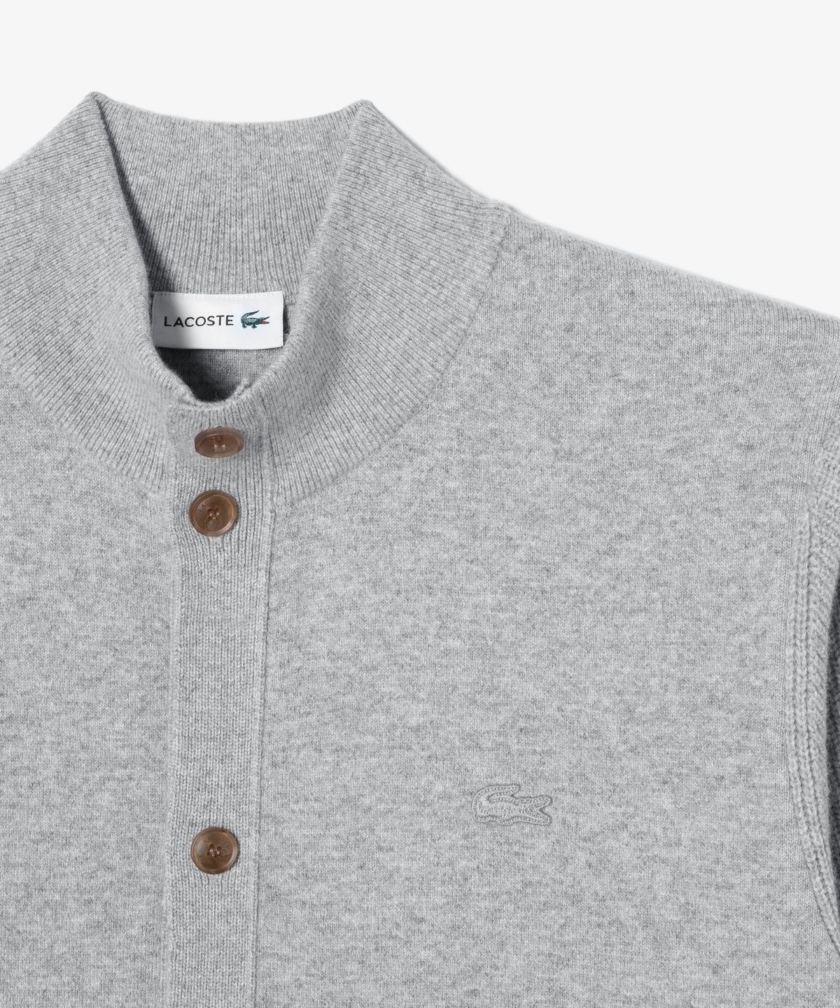라코스테(LACOSTE) 남성 버튼 하이넥 니트 자켓 AH192E-56N CCA