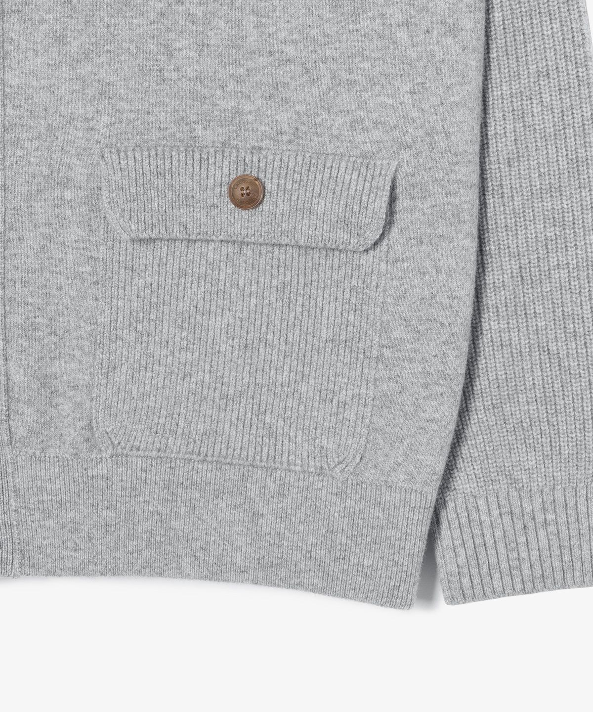 라코스테(LACOSTE) 남성 버튼 하이넥 니트 자켓 AH192E-56N CCA