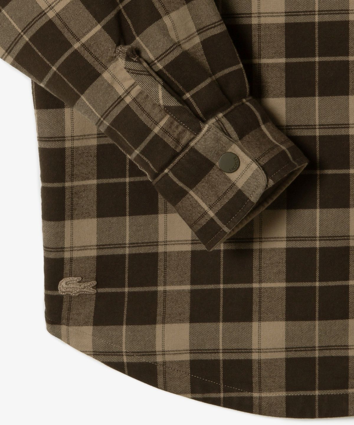 라코스테(LACOSTE) 남성 리버시블 플란넬 체크 셔켓 CH901E-56N 02S
