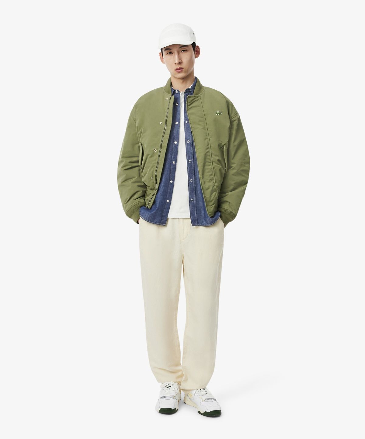 라코스테(LACOSTE) 남성 라이트 데님 셔츠 CH2591-56N MK9