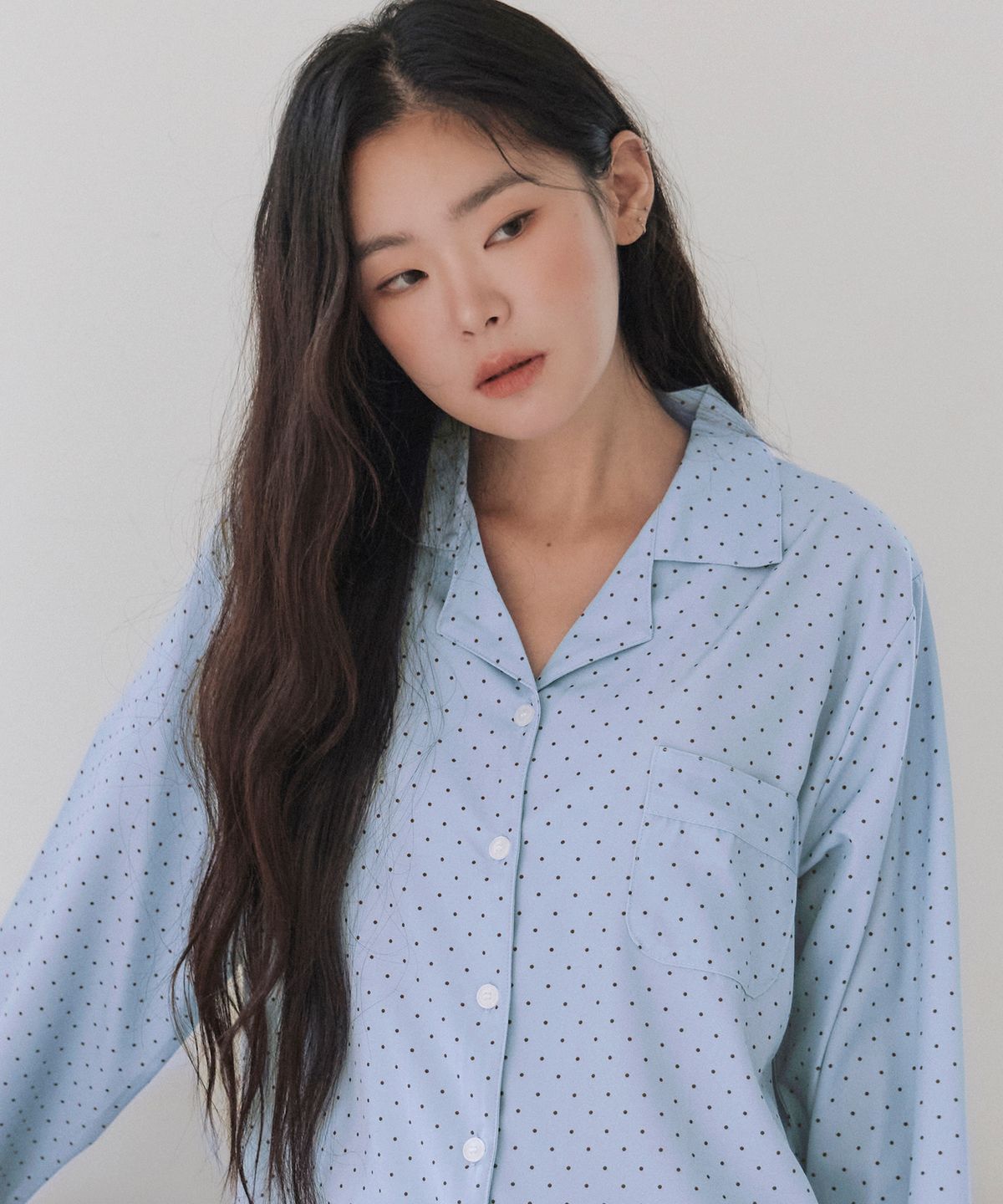 오프아워(OFFHOUR) [2SET] 코코아 머그 긴팔 잠옷 세트