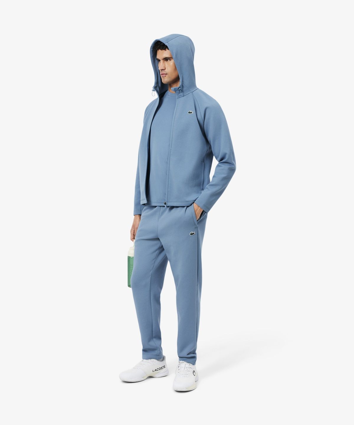 라코스테(LACOSTE) 남성 트레이닝 후드 집업 스웻셔츠 SH0152-56N 57I