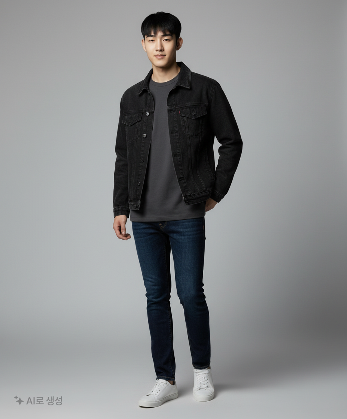 무신사 스탠다드(MUSINSA STANDARD) 데님/트러커 재킷 M