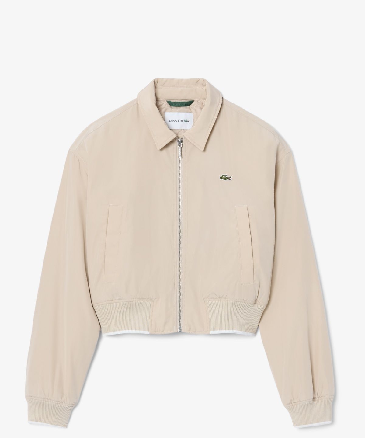 라코스테(LACOSTE) 여성 카라 숏 집업 점퍼 BF5917-56N S69