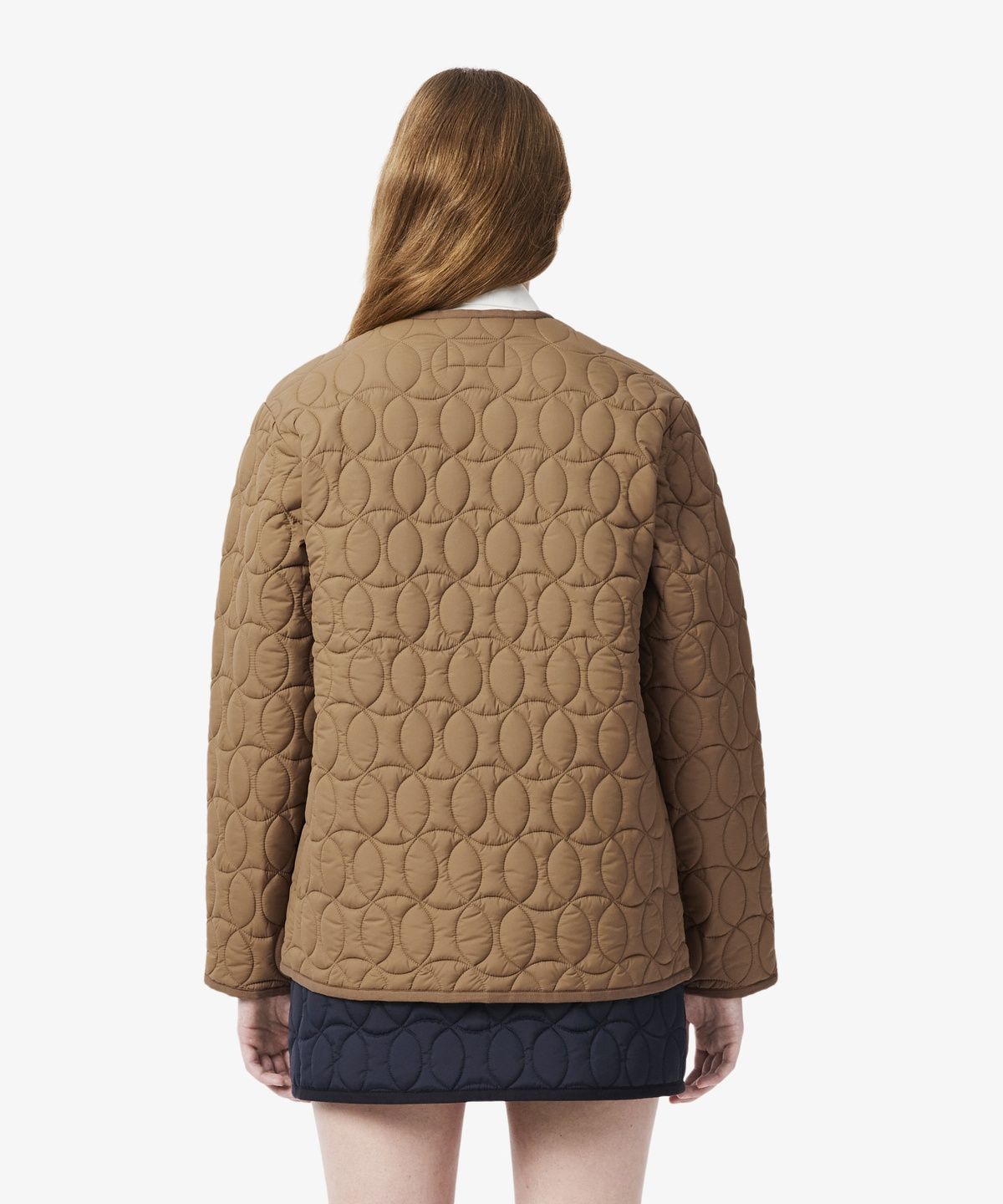 라코스테(LACOSTE) 여성 브이넥 경량 패딩 점퍼 BF8407-56N SIX