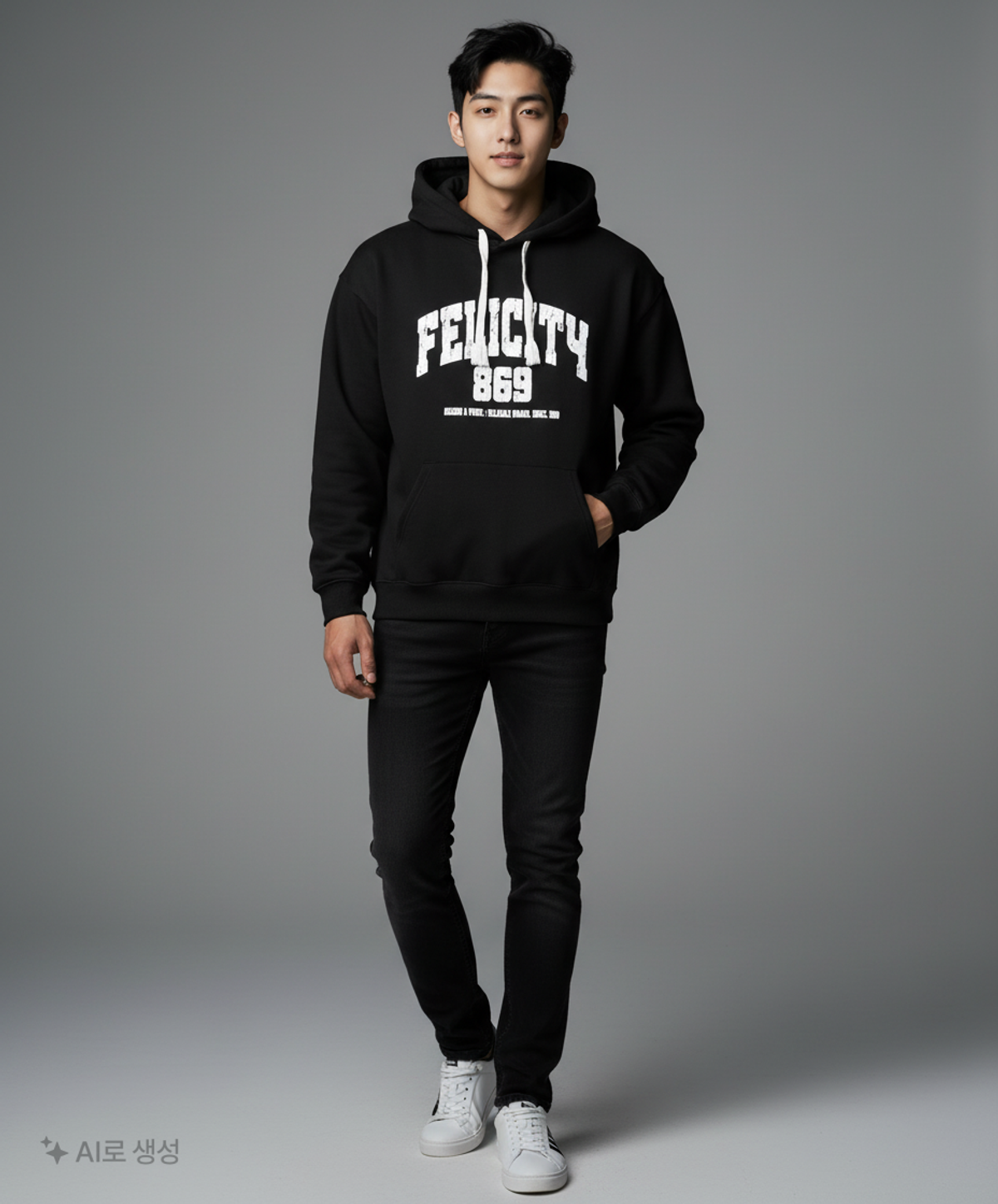앨빈클로(ALVINCLO) 후드 티셔츠 95