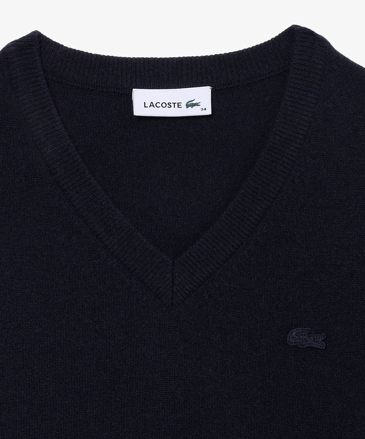 라코스테(LACOSTE) 여성 울 캐시미어 브이넥 스웨터 AF125E-56N HDE