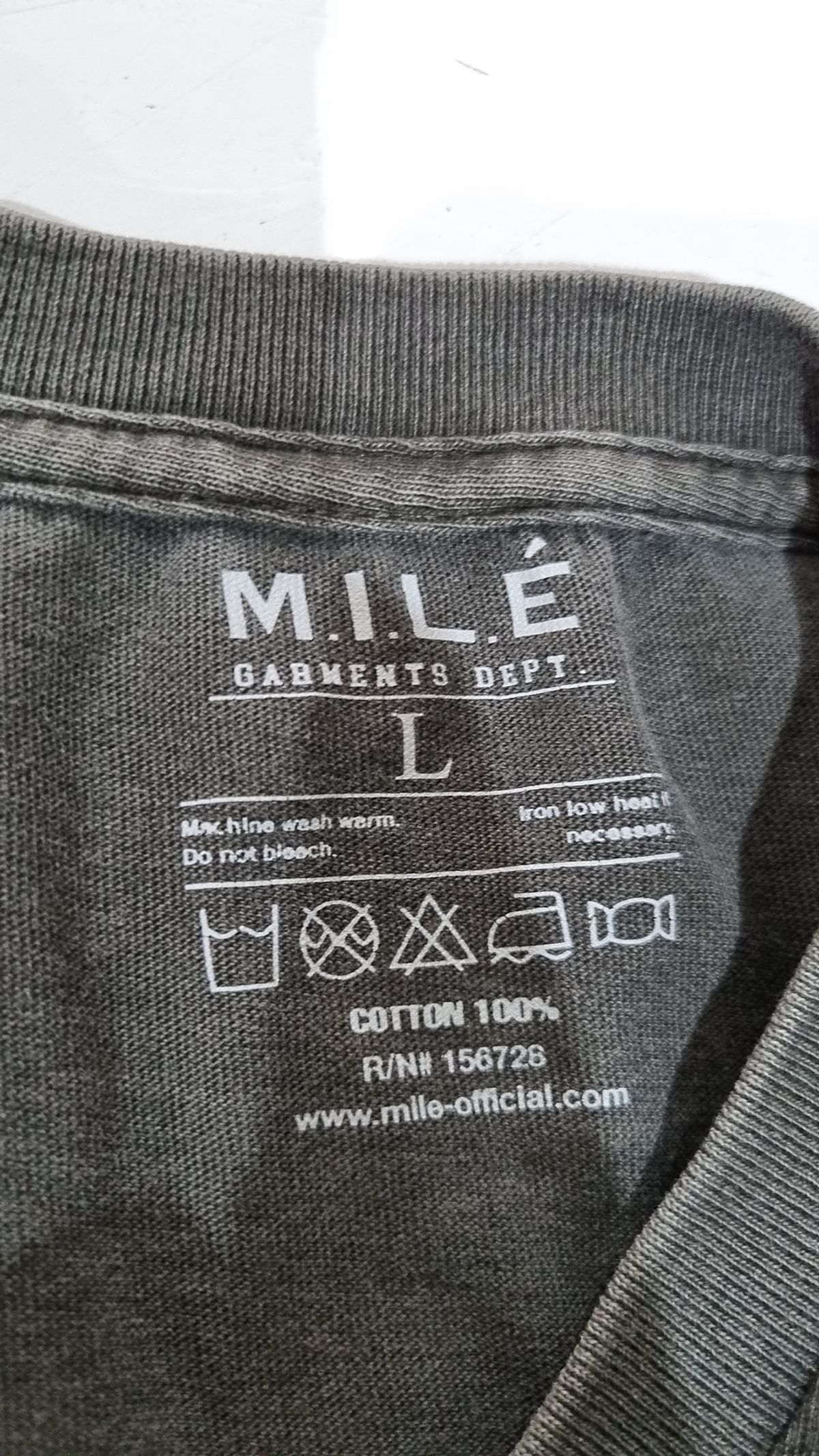 마일스(MILES) 반소매 티셔츠 L