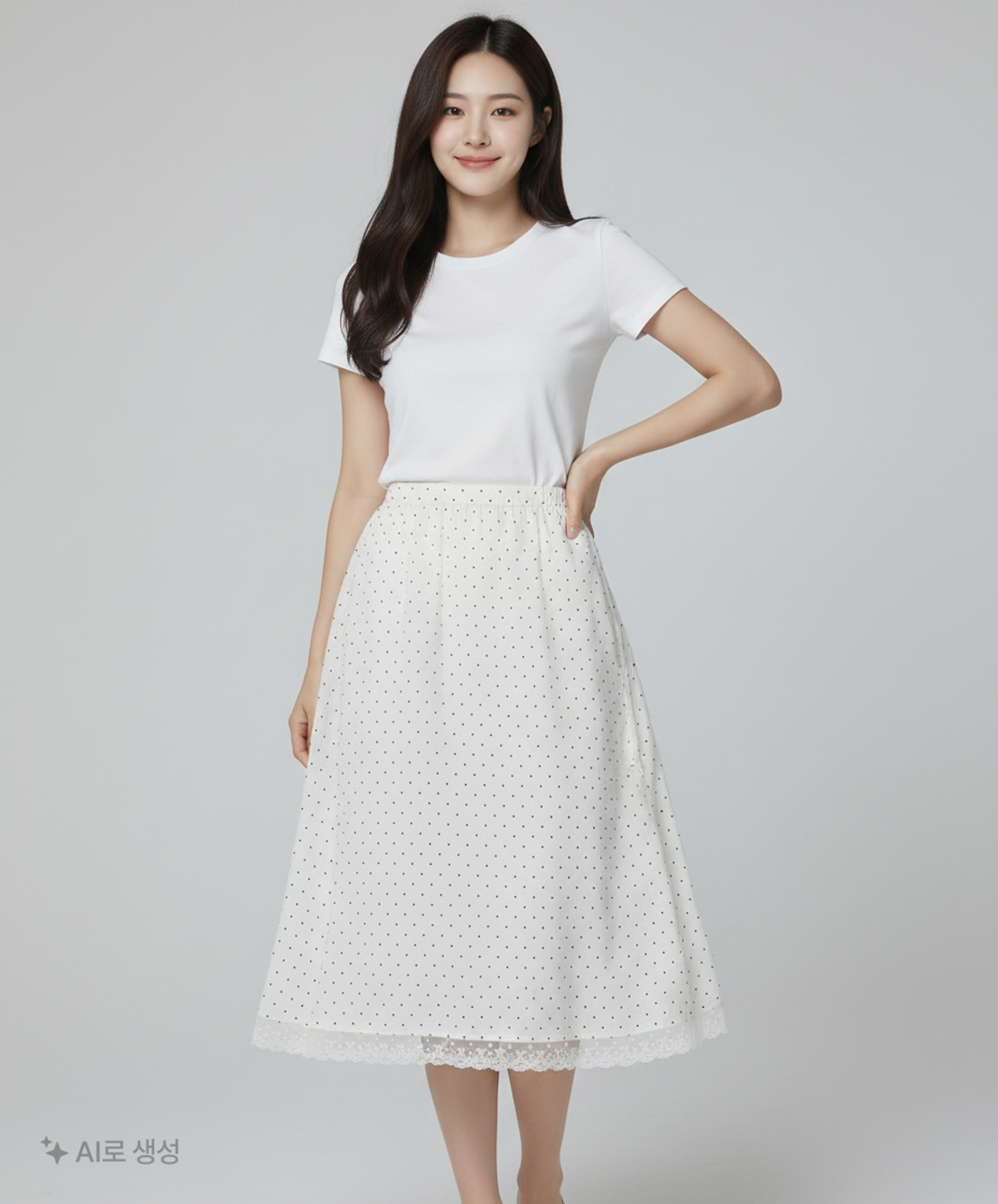 미쏘(MIXXO) 사틴 미디 스커트_MIWWHG426G XS