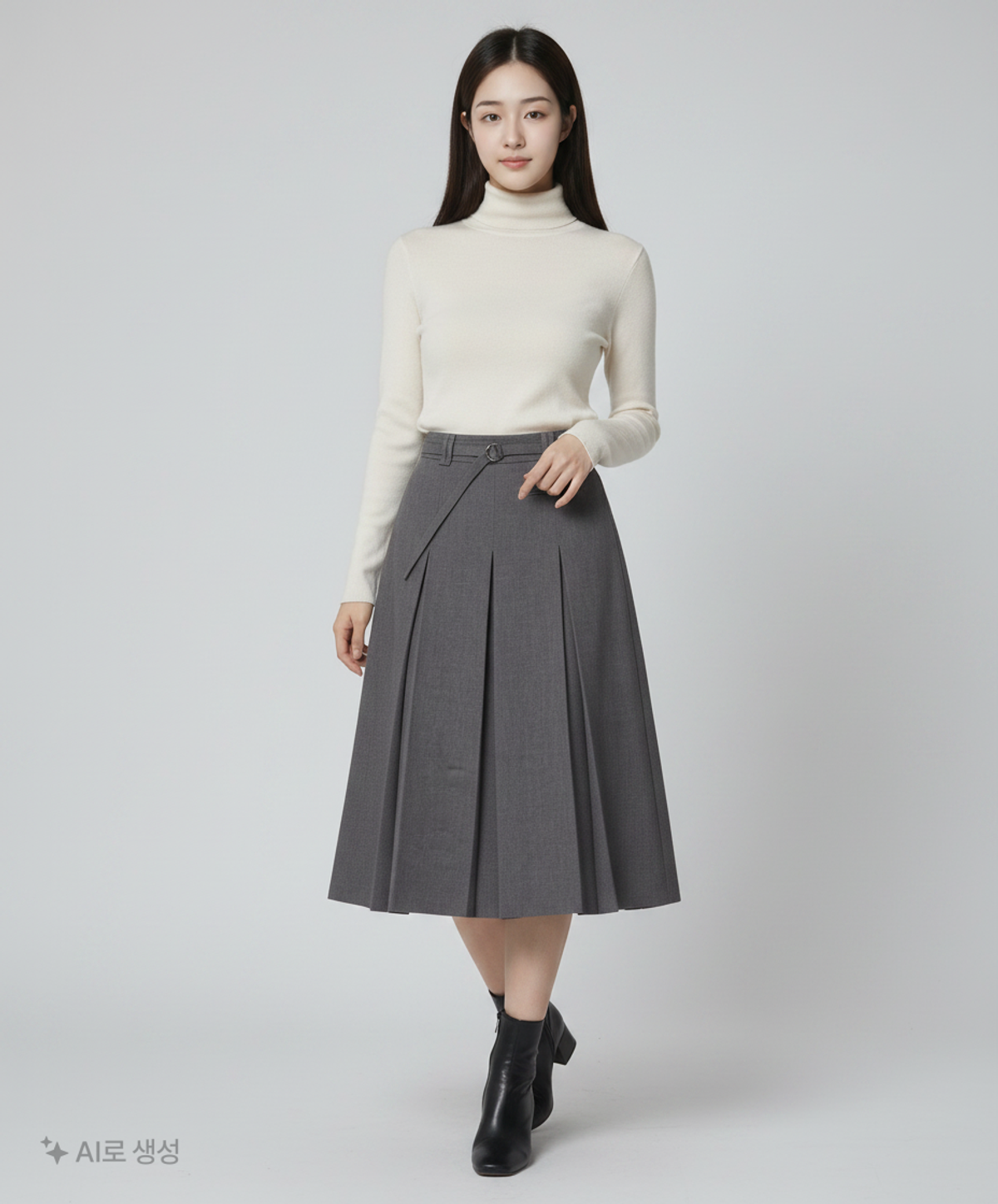 미쏘(MIXXO) [리오더]플리츠 롱 스커트 WHD963B 리오더_MIWWHDV0QB 24