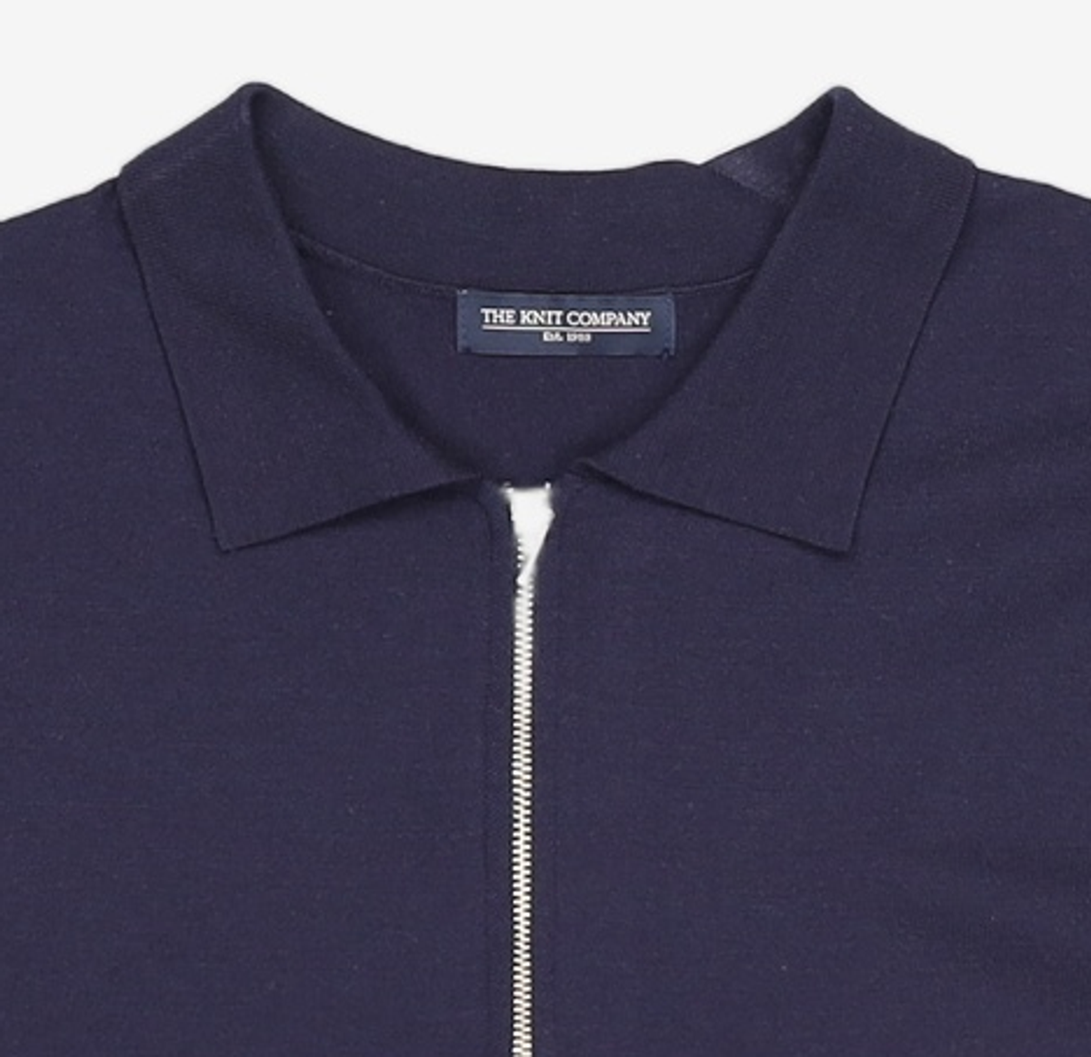 더니트컴퍼니(THEKNITCOMPANY) 실크 라이크 집업 카라 니트 4color XL