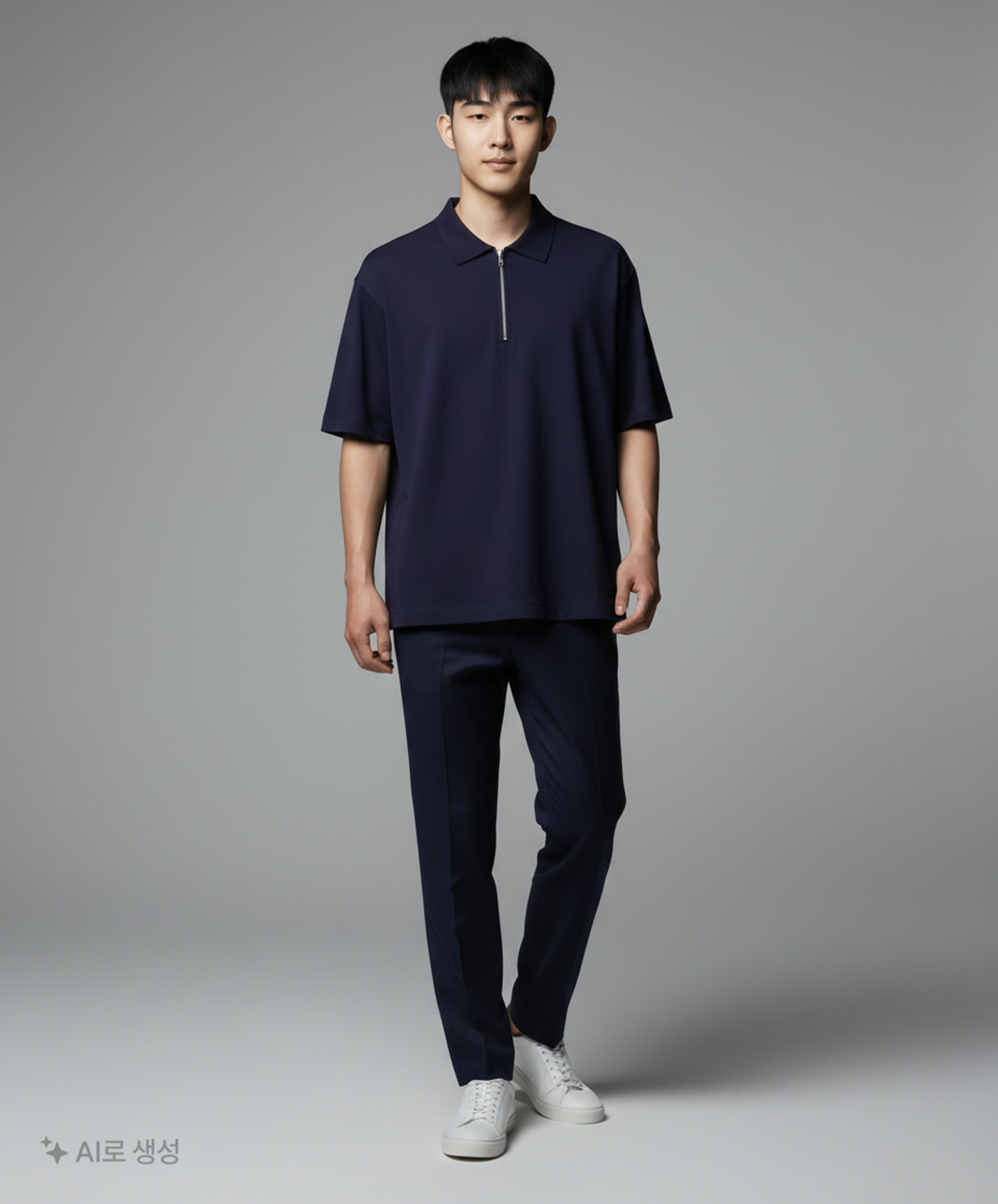 더니트컴퍼니(THEKNITCOMPANY) 실크 라이크 집업 카라 니트 4color XL