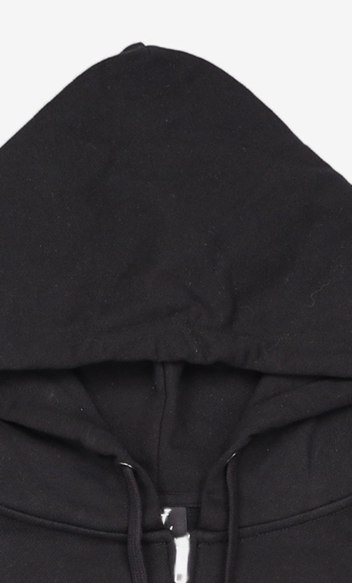 우알롱(WOOALONG) Signature crop hood zip-up - CHARCOAL S