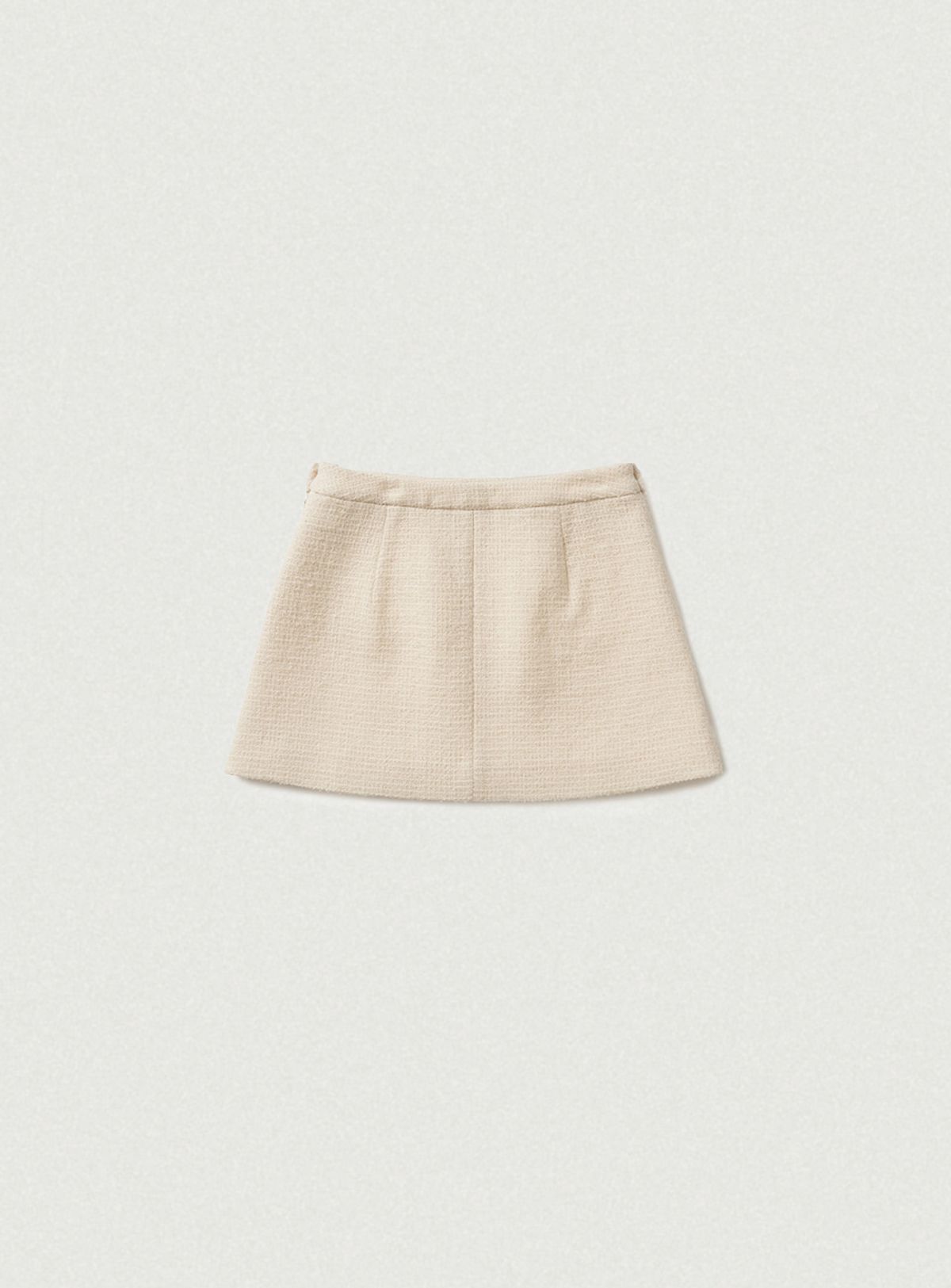 더바넷(THEBARNNET) Annes Tweed Set-Up Skirt_Cream