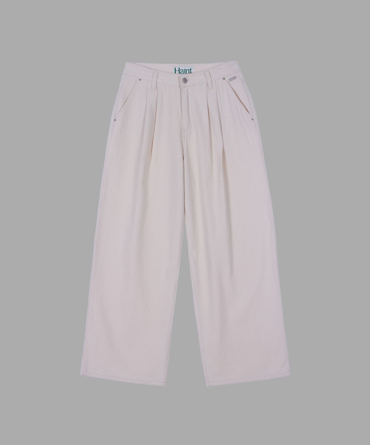 헤인트(HAINT) LOENA COTTON TUCK BALLOON PANTS 3COL_IVORY