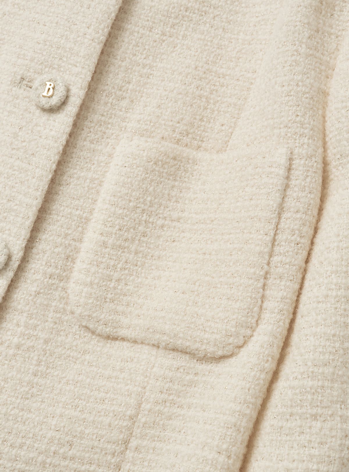 더바넷(THEBARNNET) Annes Tweed Set-up Jacket_Cream