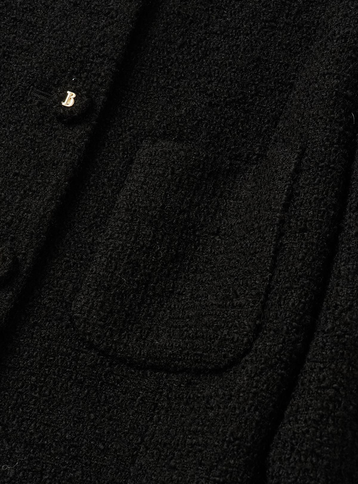 더바넷(THEBARNNET) Annes Tweed Set-up Jacket_Black