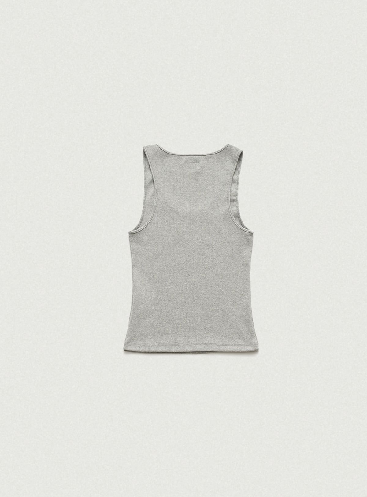 더바넷(THEBARNNET) U-Neck Ribbed Tank Top_Grey
