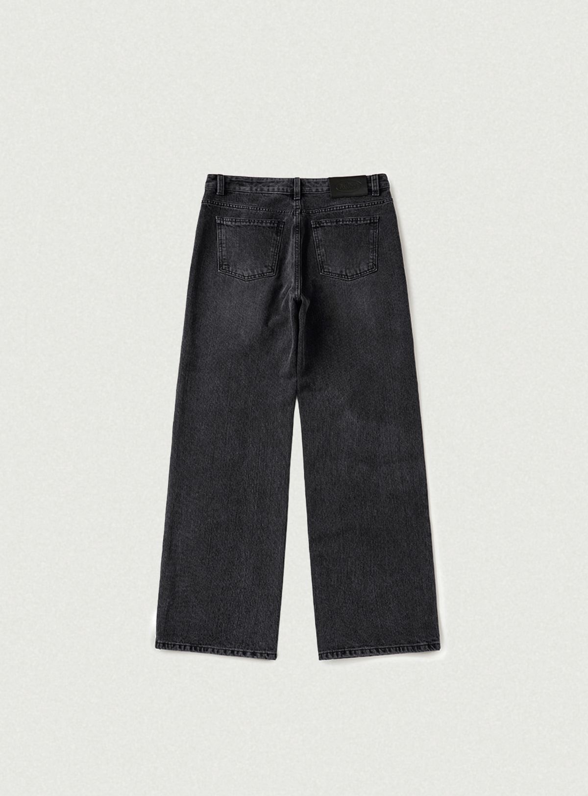 더바넷(THEBARNNET) Foren Loose-Fit Denim Pants_Black