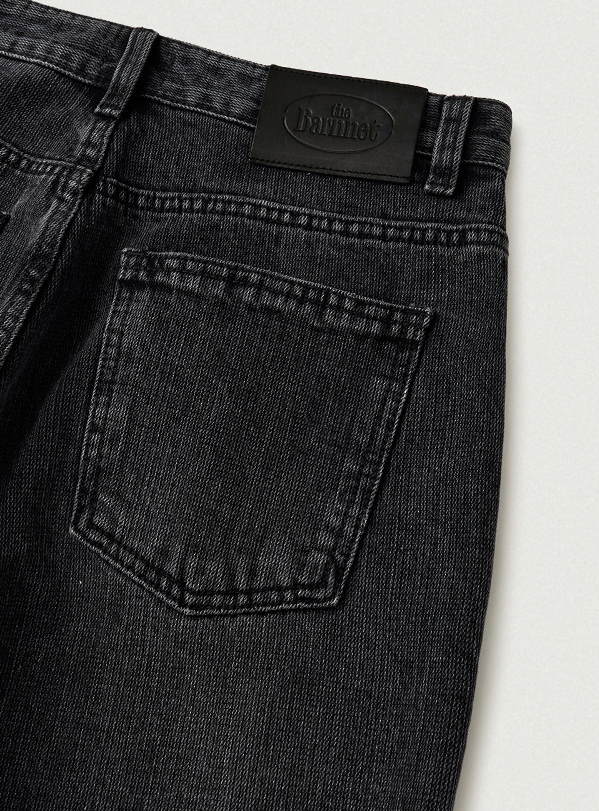 더바넷(THEBARNNET) Foren Loose-Fit Denim Pants_Black