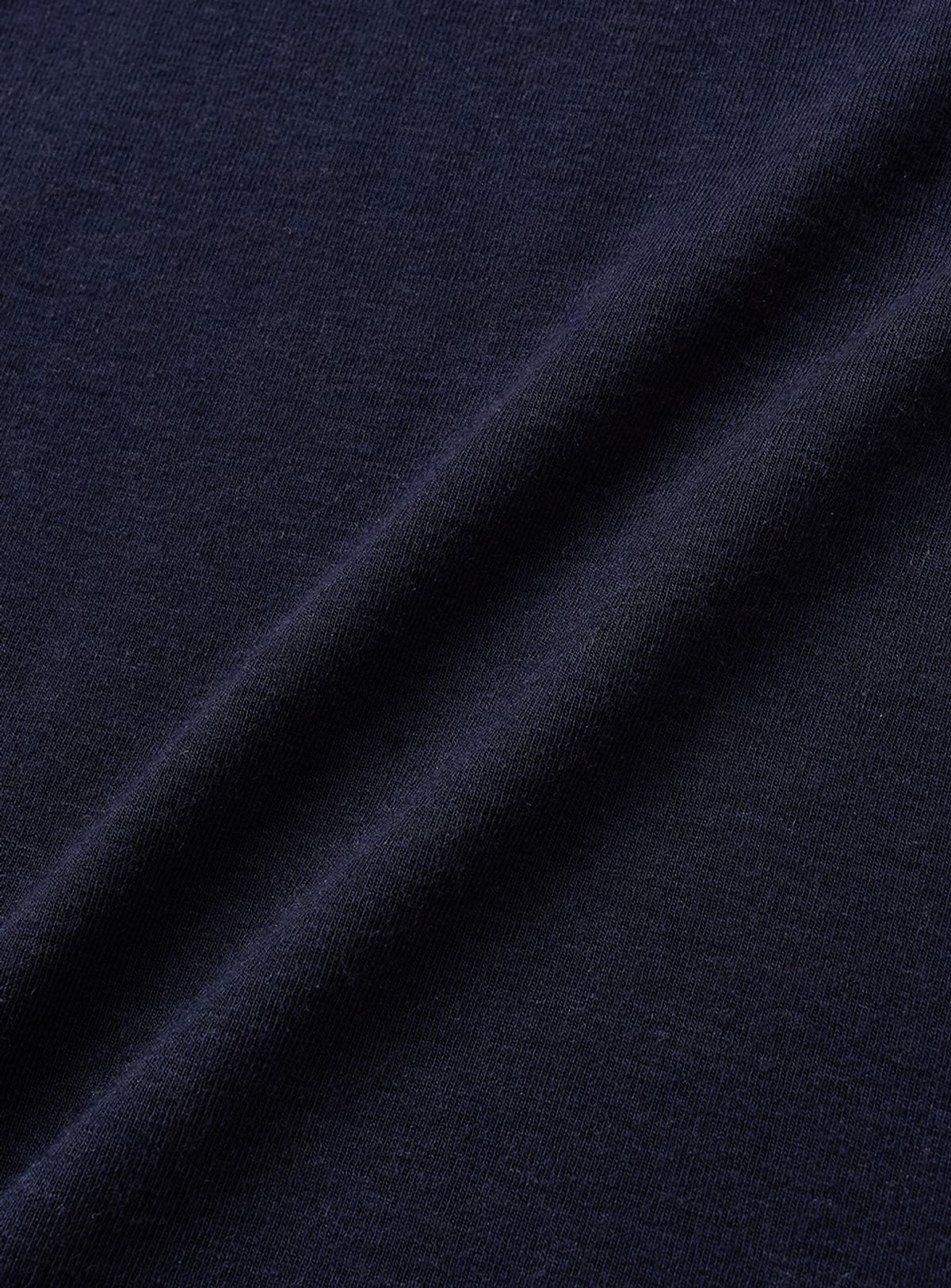 더바넷(THEBARNNET) Soft Slim Wool Tencel T-Shirt_Navy